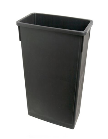 Slim Jim Trash Can Velon Wrapped, Colored Trash Can